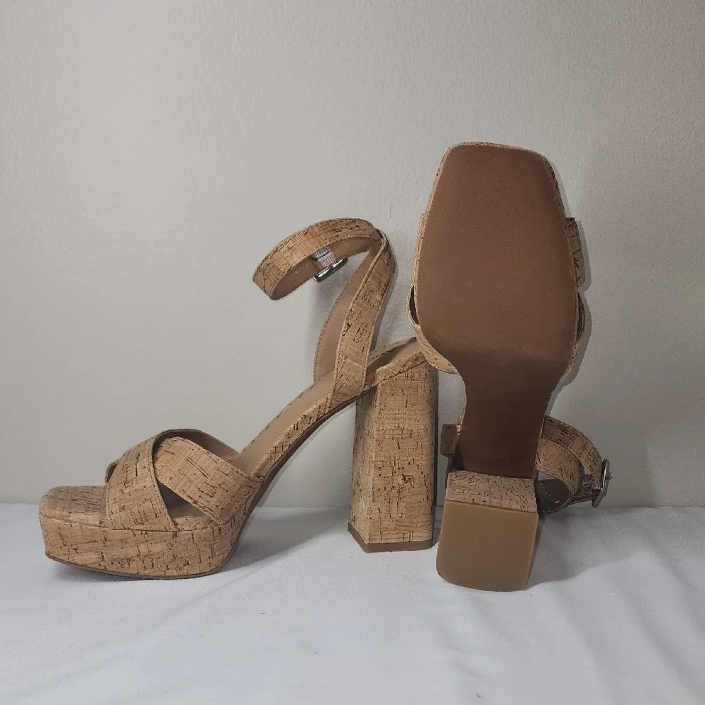 Abound Tenille Platform Sandal In Natural Cork